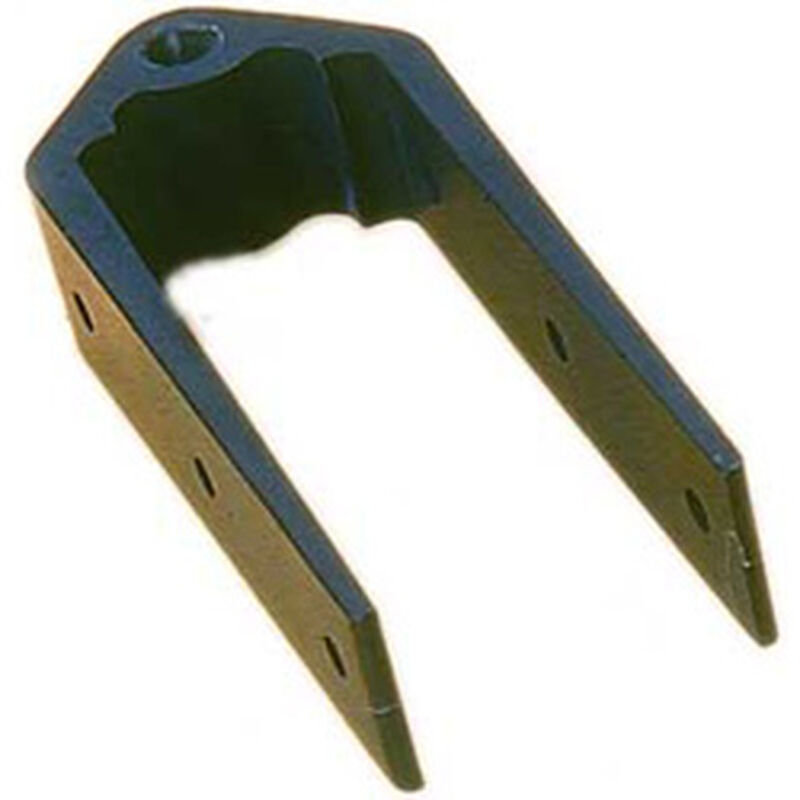 Top Rudder Gudgeon, 1" Blade, 2-Hole Mounting with Carbon Bush image number 0
