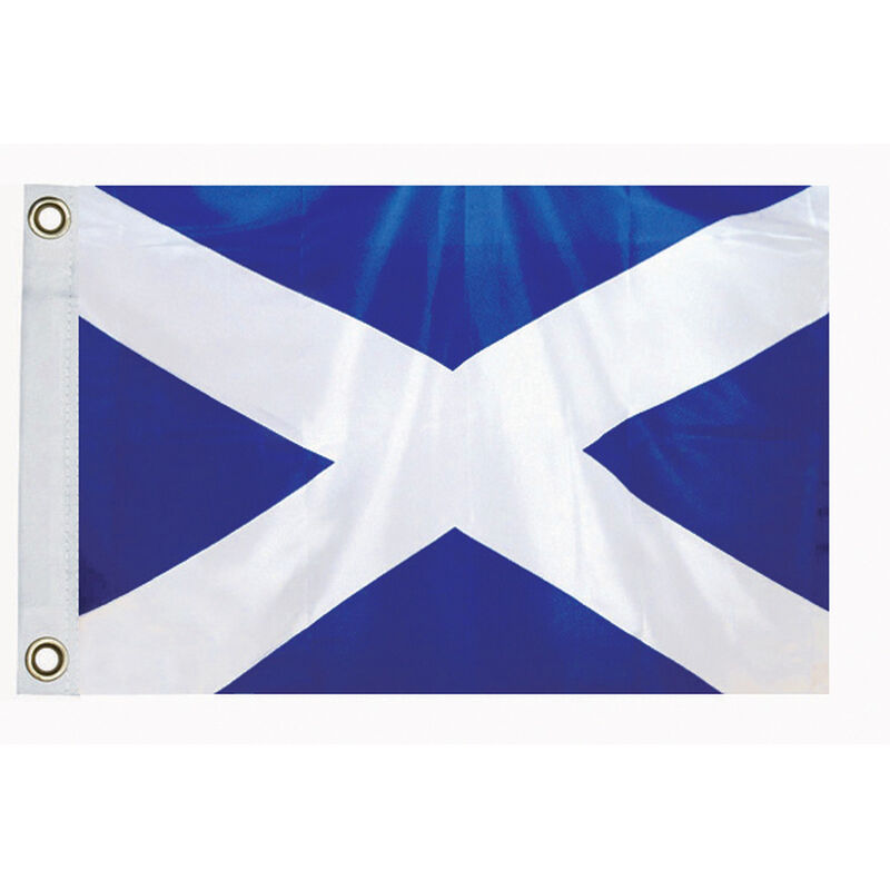 St Andrews Cross Courtesy Flag, 12" x 18" image number 0