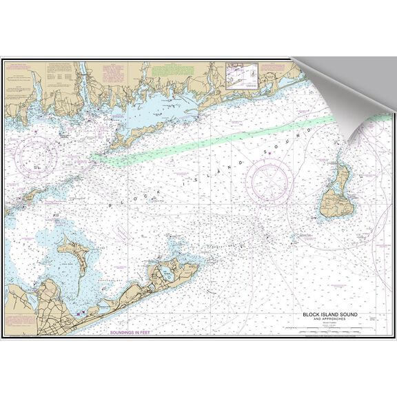 Biscayne Bay Decorative Nautical Chart image number 0