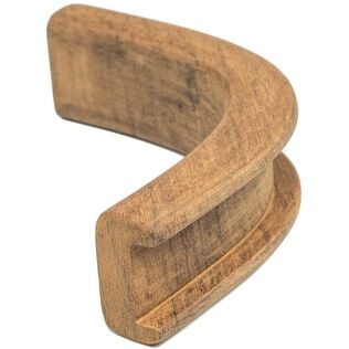 Teak Bulkhead Molding, 3/4" Track Inside Corner, 1 3/16" x 5/8"