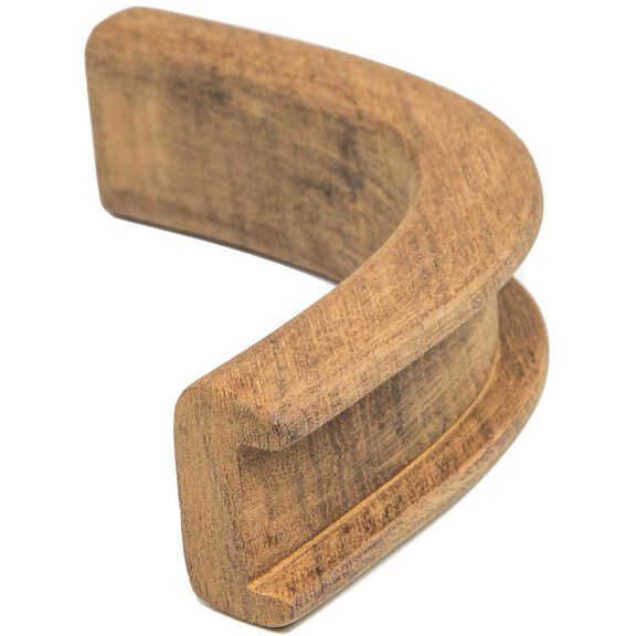 Teak Bulkhead Molding, 3/4" Track Inside Corner, 1 3/16" x 5/8" image number 0