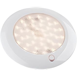 SEAFLO 4" Round LED Dome Light w/Blue Nightlight & Touch Control - Warm White