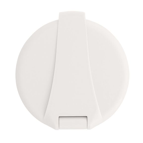 Aidack Recessed Control Valve Hot/Cold Mixer, Warm White Cup & Lid, Chrome Aidack Handle image number 2