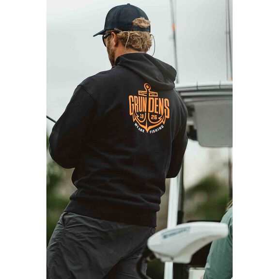Men's Logo Anchor Boat Displacement Hoodie image number 8