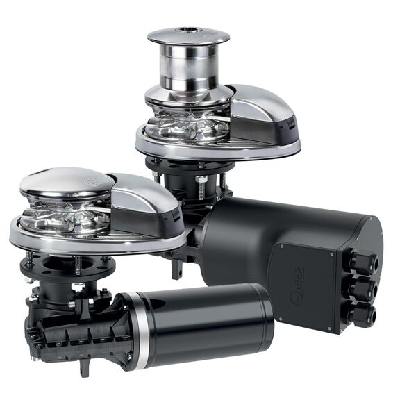 Prince DP2 Vertical Windlass, 7mm/1/4" Gypsy, 12V image number 0