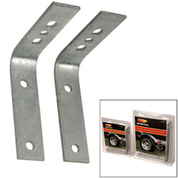 7" Galvanized Fender Bracket image number 0