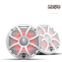 Wet Sounds REVO 6.5 inch High Output Coaxial Speakers w/ SW-White RGB Grilles image number 0