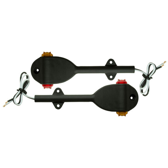 3/4" LED Fender Mount Trailer Lights,Amber/Red, 2-Pack image number 1