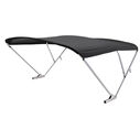 SureShade Pontoon Bimini Cover Speed Top Replacement Fabric, Black image number 0