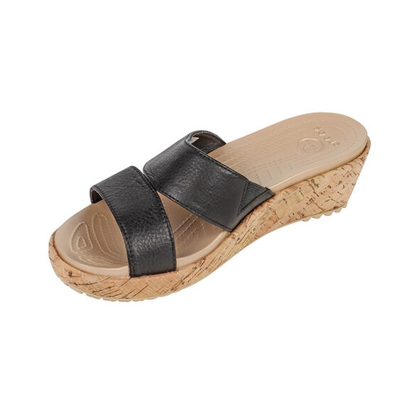 Women's A-Leigh Leather Mini Wedges image number 1