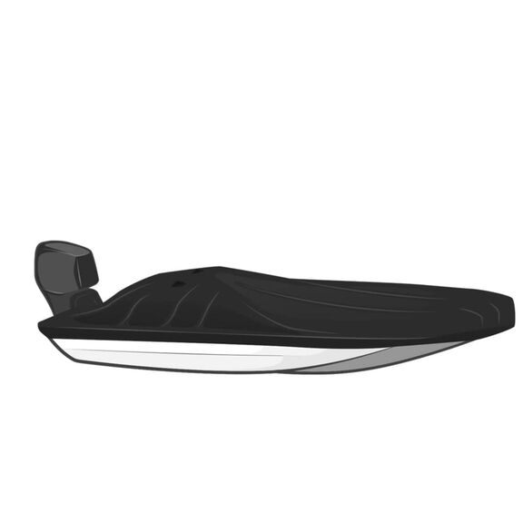 Select Fit Boat Cover for Pro Bass Boat - 18ft6in-19ft5in BEAM 96in- Sharkskin Plus - Sharkskin Blue image number 0
