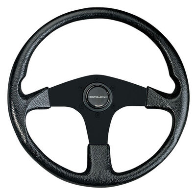 Corse Steering Wheel, Black Grip/Black Spokes