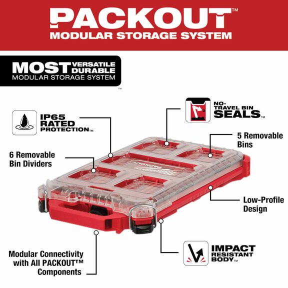 PACKOUT&trade; Compact Low-Profile Organizer image number 1