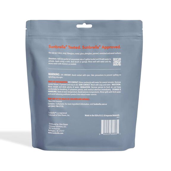 Sunbrella&reg; Marine Clean&trade; Multi-Purpose Boat Wash, 12 Packets image number 1