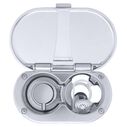 Aidack Transom Shower Hot/Cold Mixer, Chrome Cup & Lid, Hammer-Head Arctic White Sprayer, 10' White Rubber Hose, Chrome Aidack Handle image number 5