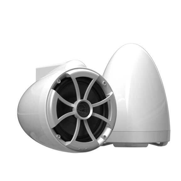 Wet Sounds ICON 8 White V2 Series 8" Marine Tower Speakers with X-Mount Surface Mounts (Pair) image number 0