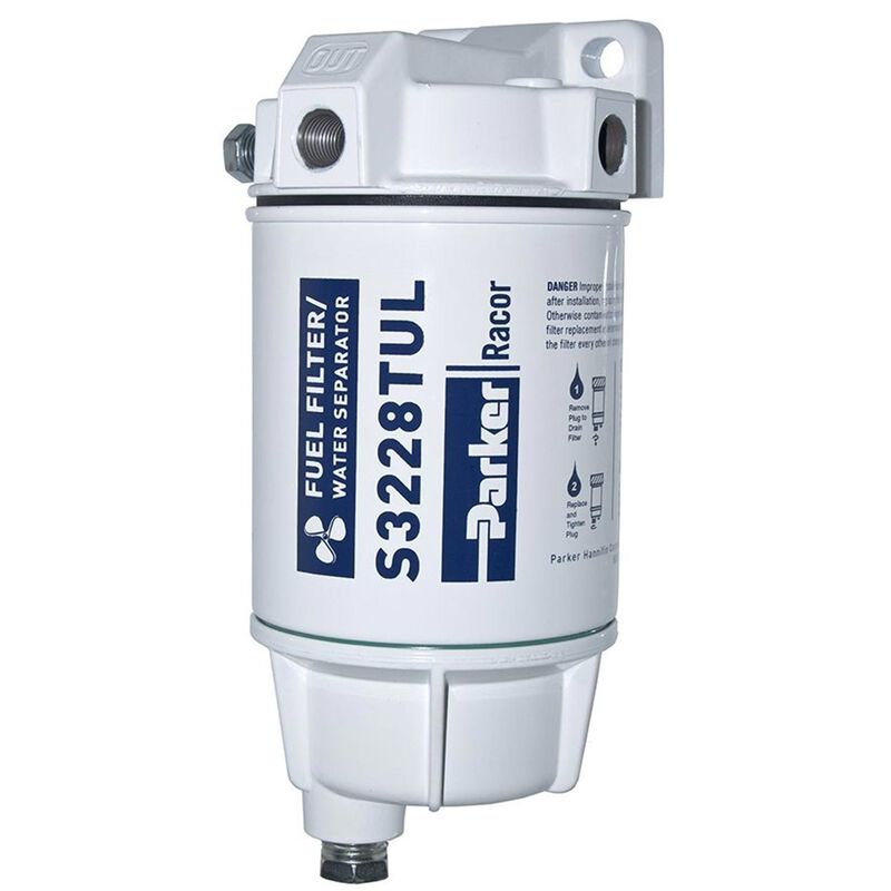 320R-RAC-02 Spin-On Fuel Filter/Water Separator with Metal Bowl image number 0