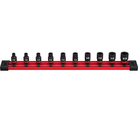 SHOCKWAVE&trade; Impact Duty&trade; SAE Standard 6 Point Socket Set, 10 Piece image number 0