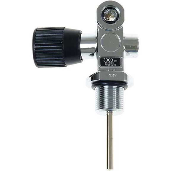 DIN Convertible Aluminum Dive Tank Valve image number 0