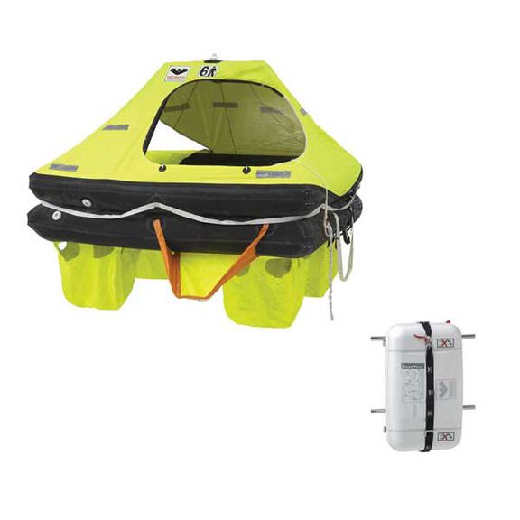 6-Person Coastal Life Raft RescYou&trade; Model, Container - Horiztonal Mount image number 0