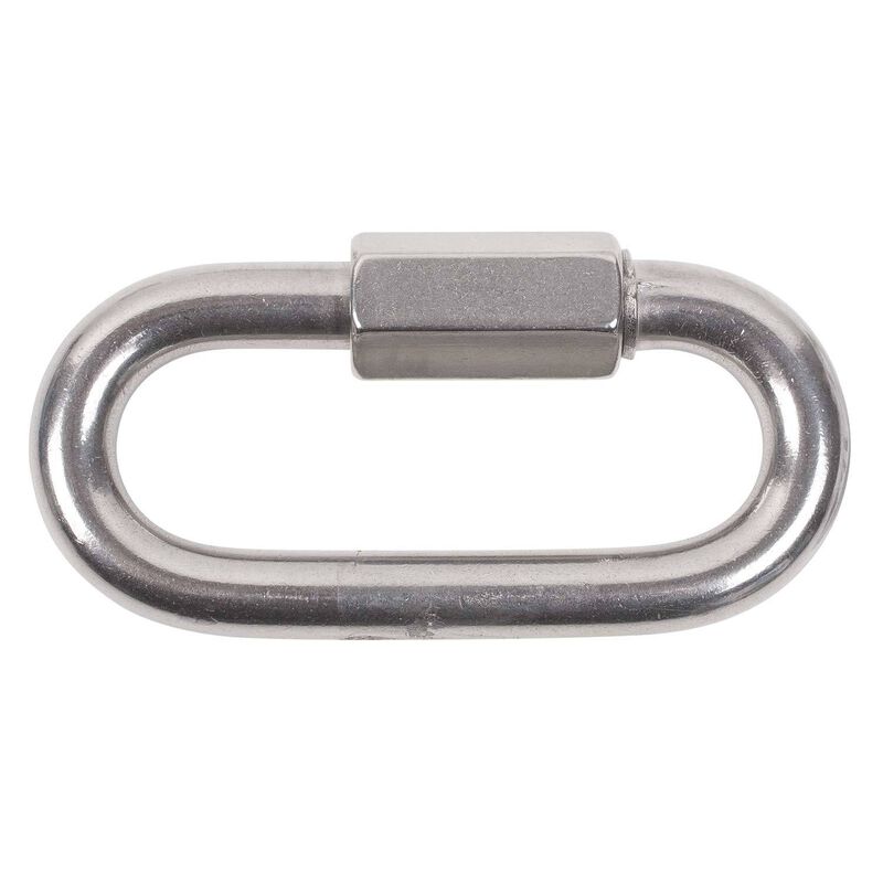 3/8 x 3 1/2 Stainless Steel Chain Quick Link image number 0