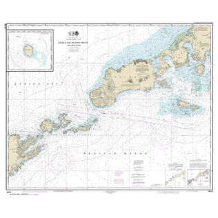 #16520 Unimak & Akutan Passes & Approaches Amak Island