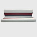 Premium Series Pontoon Cushion Set 55 in Grey/Red/Charcoal image number 1