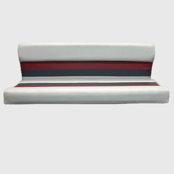 Premium Series Pontoon Cushion Set 55 in Grey/Red/Charcoal image number 1