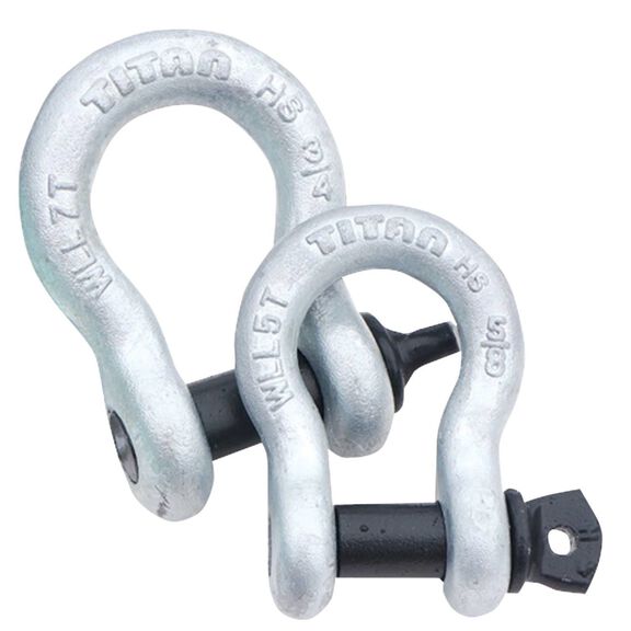 Galvanized Bow (Anchor) High-Strength Shackles image number 0
