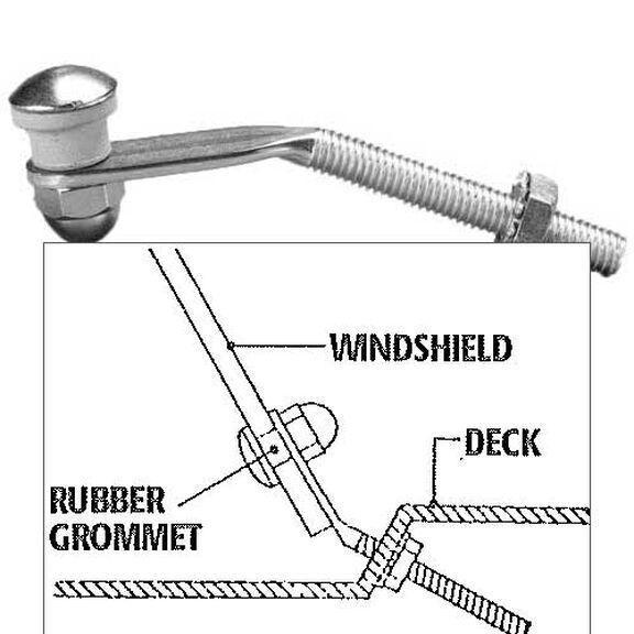 Windshields Hold Down Fastener image number 0