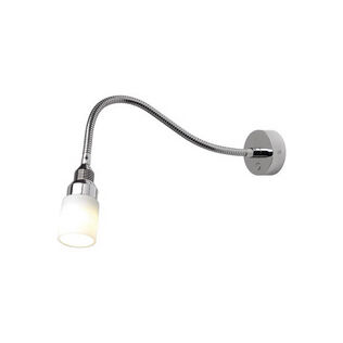 LED Light 12" White Glass Shade Built-in Dimmer 10 to 30V DC