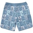 Men's Leaf Boxes Scallop Board Shorts image number 1