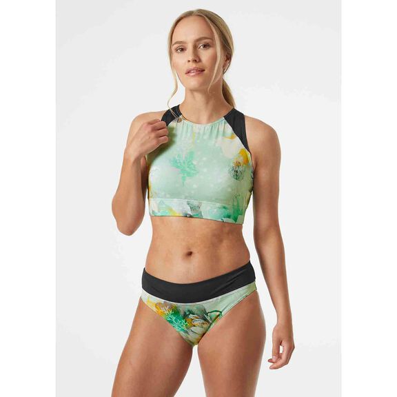 Women's Hydropower Crop Bikini Top image number 0