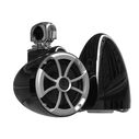 Wet Sounds ICON 8 Black V2 Series 8" Marine Tower Speakers with Stainless Steel Fixed Clamps (Pair) image number 0