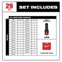 SHOCKWAVE&trade; Impact Duty&trade; 1/2" Drive Metric Deep 6 Point Socket Set, 29 Piece image number 1