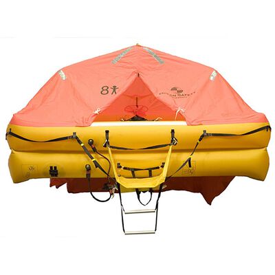 Ocean ISO Life Raft, Canister Container