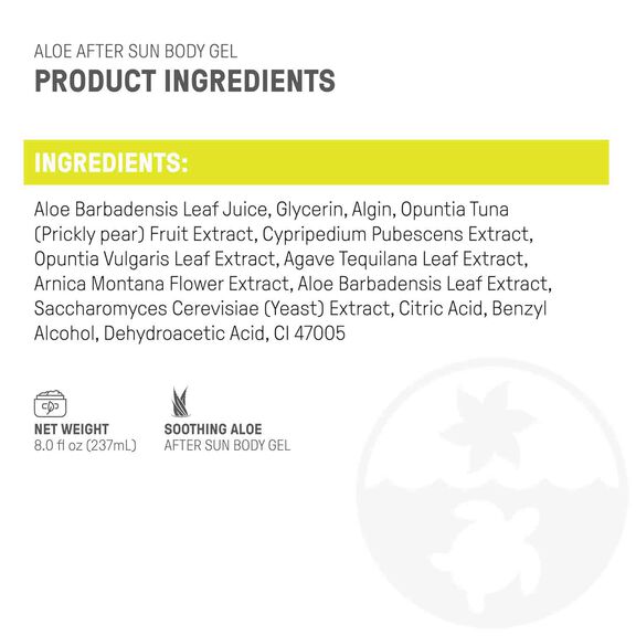 Aloe After Sun Body Gel, 8 oz. image number 4