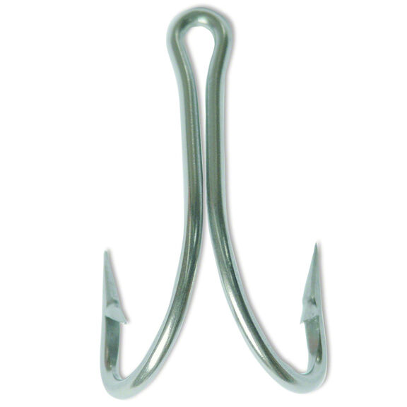 Double O'Shaughnessy Hooks, Stainless Steel, 2X Strong, 10-Packs image number 0
