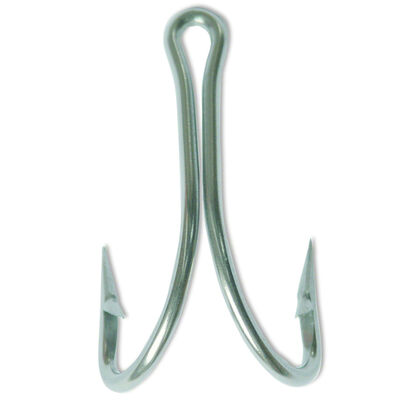 Double O'Shaughnessy Hooks, Stainless Steel, 2X Strong, 10-Packs