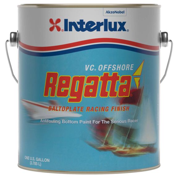 VC Offshore Regatta Baltoplate Antifouling Bottom Paint, Metallic Gray, Gallon image number 0
