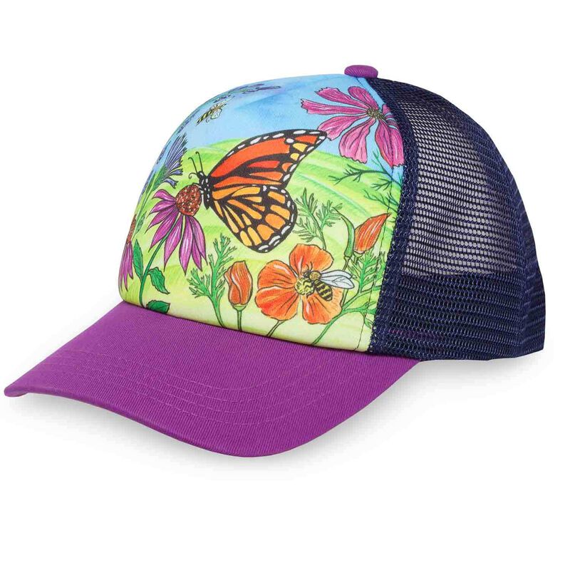 Kids Butterfly & Bees Trucker Hat image number 0