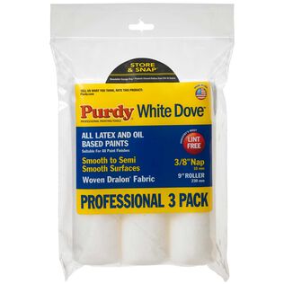 WhiteDove Paint Roller, 9" x 3/8", 3-Pack
