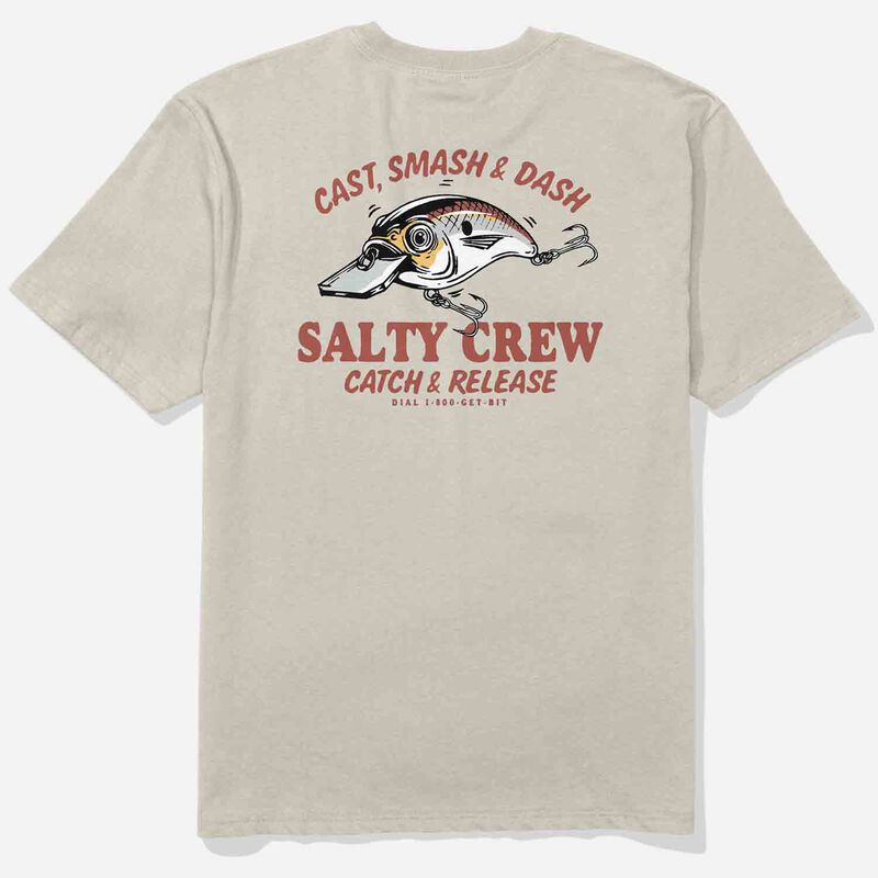 Salty Crew Men's Cast Life Classic Shirt, in Bone, Size 2XL | by West Marine