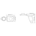 SEAFLO Mounting Base for 02 Series Plug-In Pole Lights image number 1