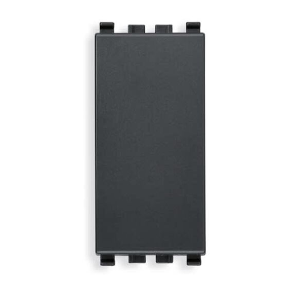 Vimar Eikon 1-Module Blank Filler Module, Grey image number 0