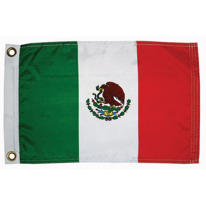Mexico Courtesy Flag, 12" x 18" image number 0