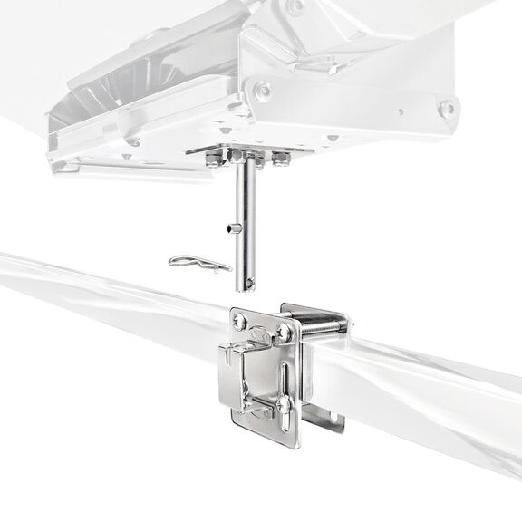 Single Side/Bulkhead or Square/Flat Rail Mount for Magma Rectangular Grill image number 0