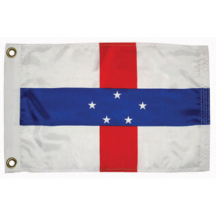 Former Netherlands Antilles Flag, 12" x 18"