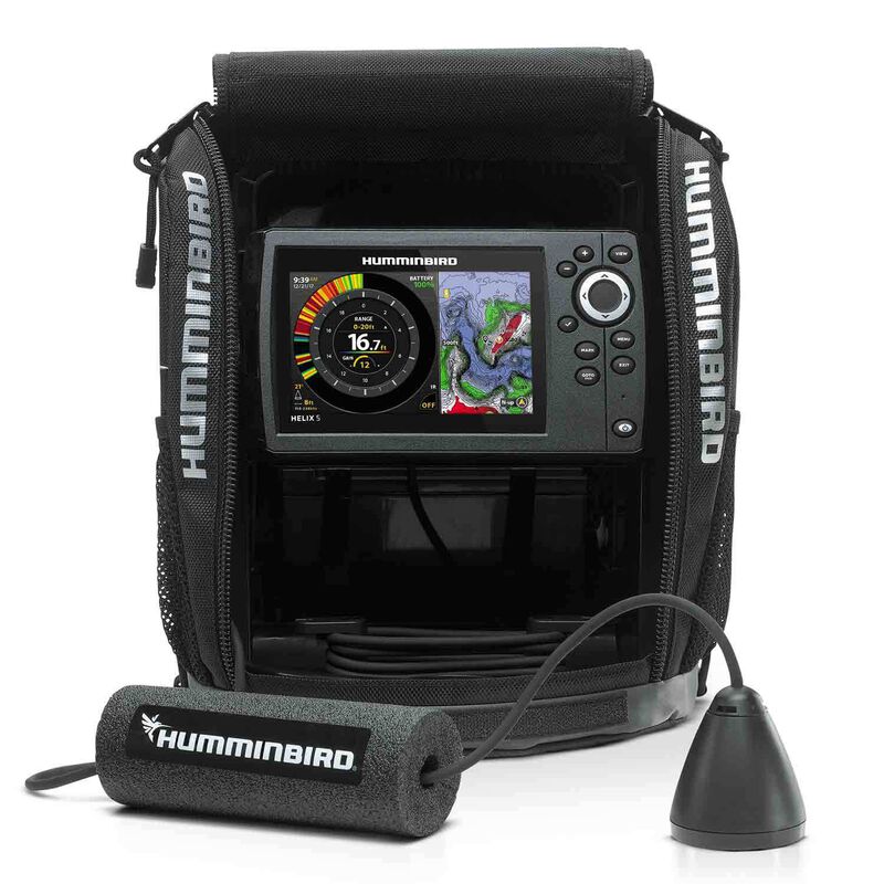 ICE Helix 5 Chirp GPS G2 FB Fishfinder/GPS Combo with Transducer image number null