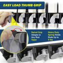 6 Fishing Rod Wall Rack One - Piece Design image number 1